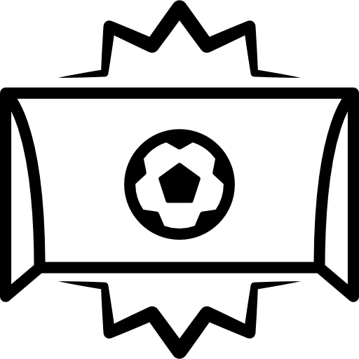 Soccer Goal Ball Entrance Centered In Arch Free Sports Icons