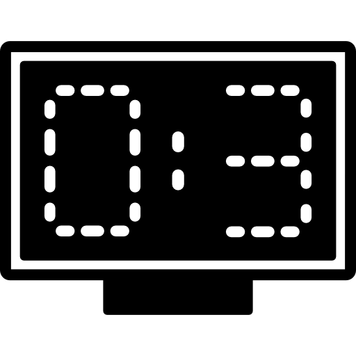 puntajes de juegos deportivos icono gratis