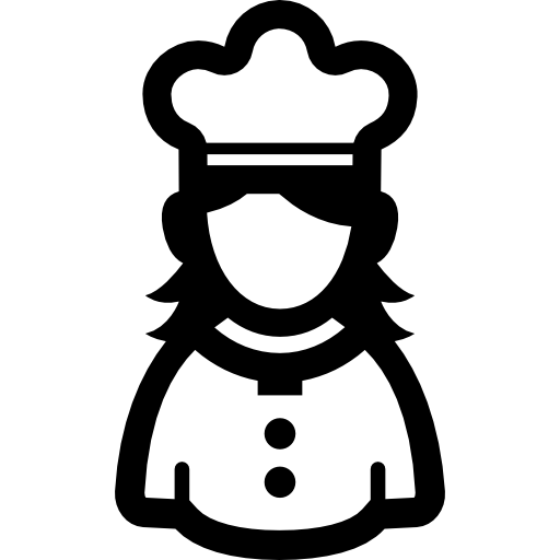 Female chef free icon