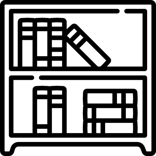 estante para libros icono gratis