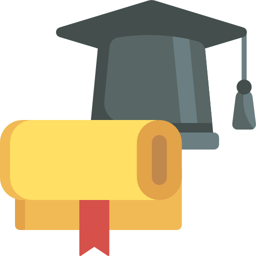 graduación icono gratis