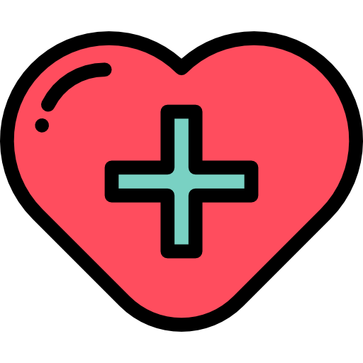 Heart Detailed Rounded Lineal color icon