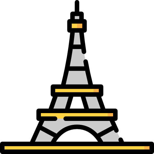 Eiffel tower Special Lineal color icon