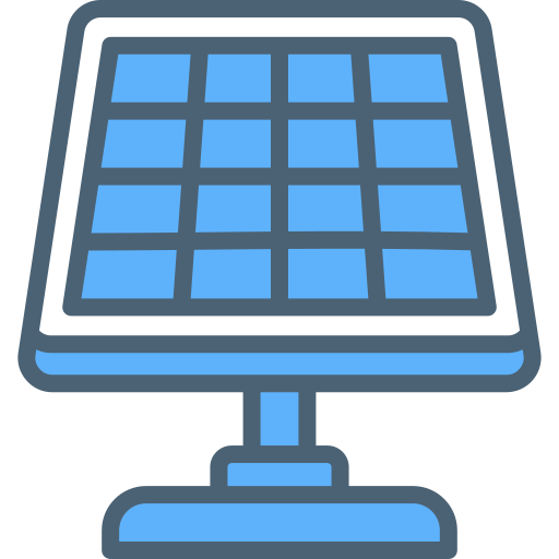 panel solar icono gratis