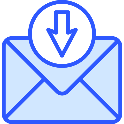 Inbox Generic Blue icon