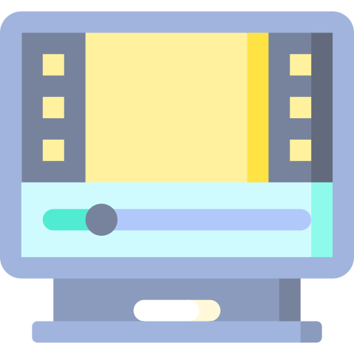 video educativo icono gratis