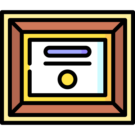 Certificate free icon Certificate free icon