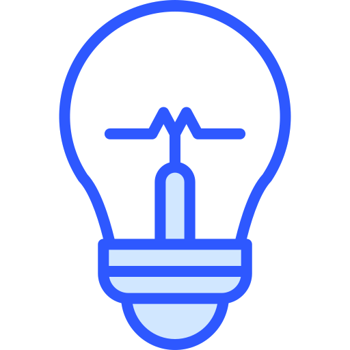 Light bulb Generic Blue icon