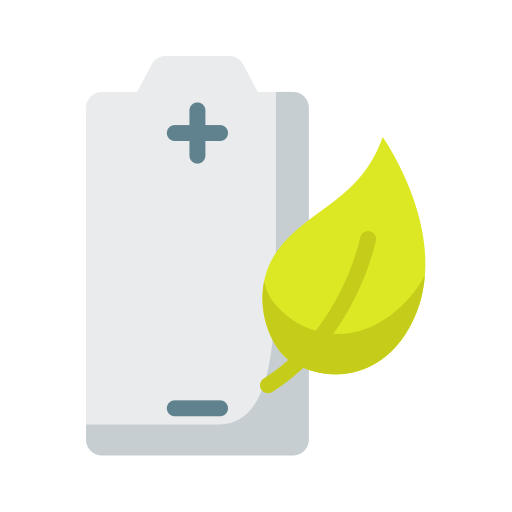 batería ecológica icono gratis