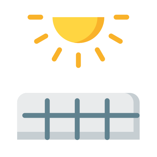 energía solar icono gratis