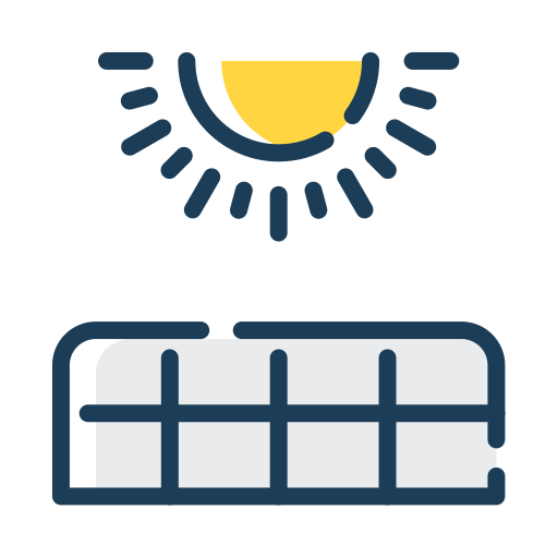 energía solar icono gratis