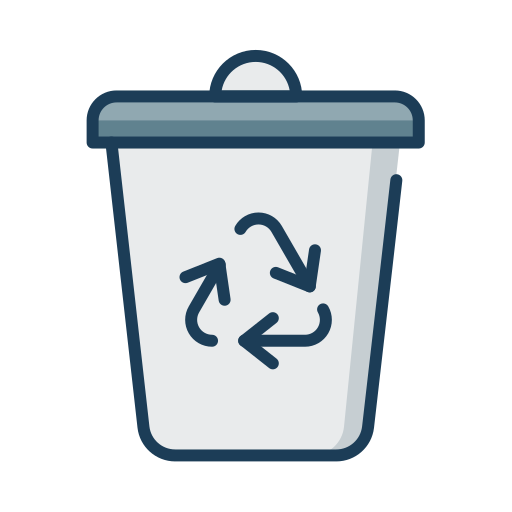 papelera de reciclaje icono gratis