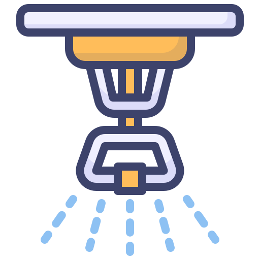 Sprinkler Generic Outline Color icon