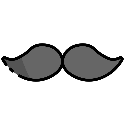 bigote icono gratis