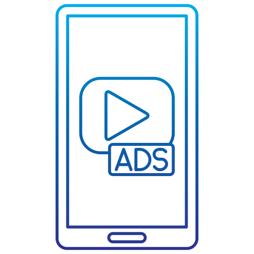 anuncio de video icono gratis