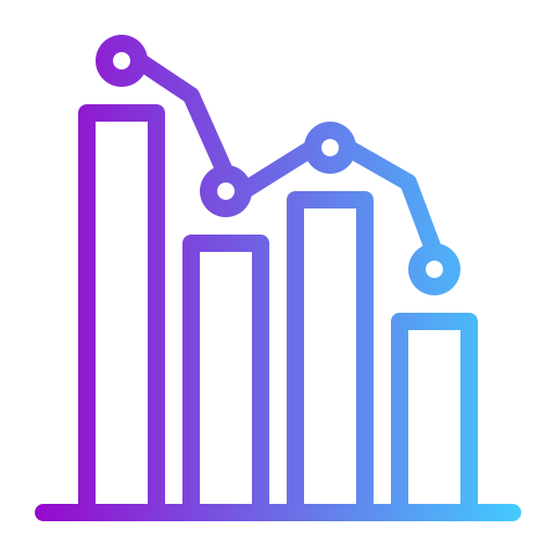 gráfico de barras icono gratis