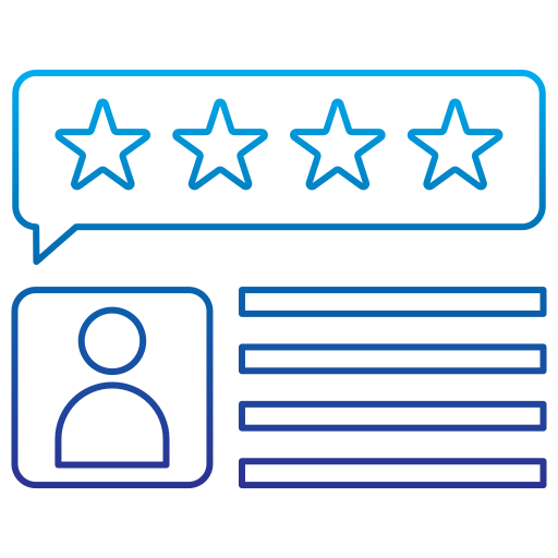reseñas icono gratis