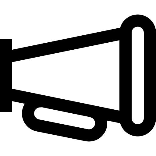 Loudspeaker free icon
