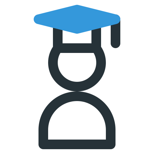 graduación icono gratis