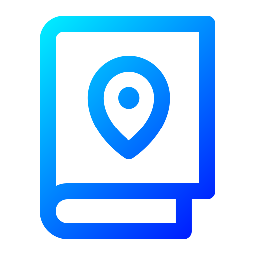 Map book Generic Gradient icon