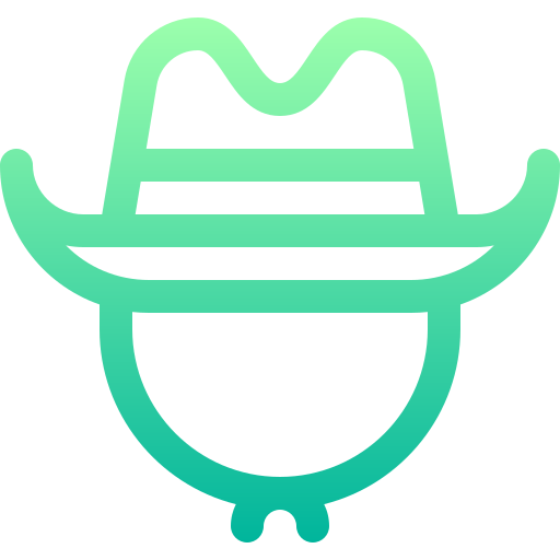 sombrero de vaquero icono gratis