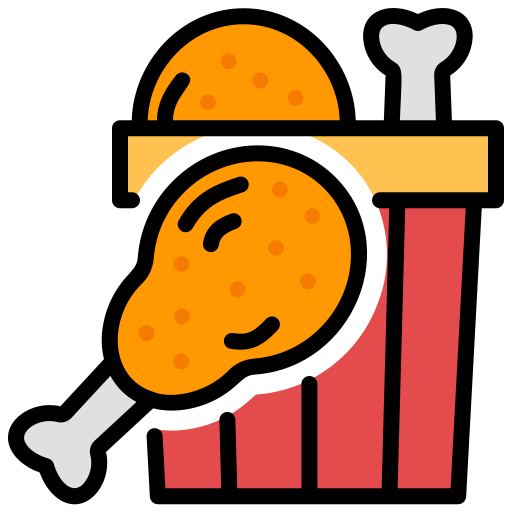 Fried chicken free icon Fried chicken free icon
