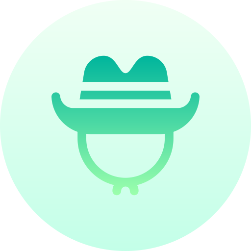 sombrero de vaquero icono gratis