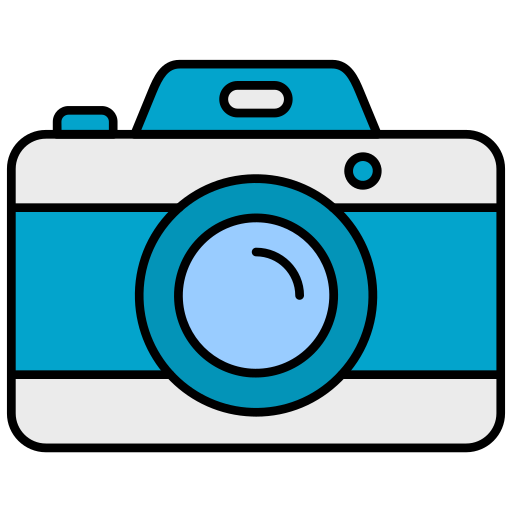 Camera Generic Thin Outline Color icon