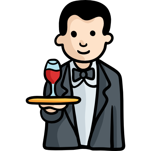 Waiter - Free people icons