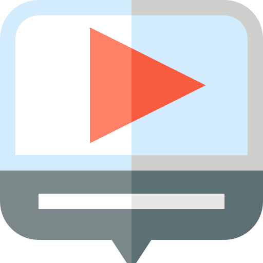 reproductor de video icono gratis