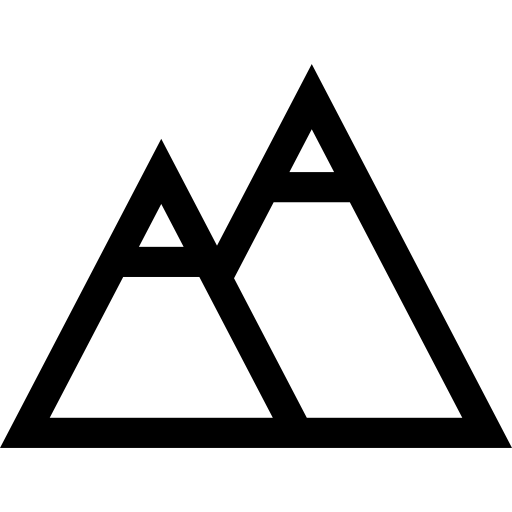 montañas icono gratis