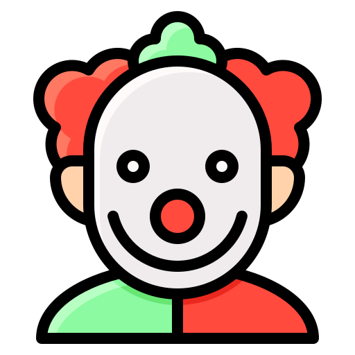 payaso icono gratis