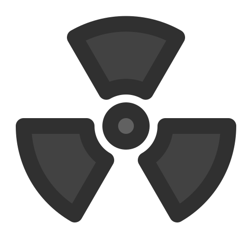 radioactivo icono gratis