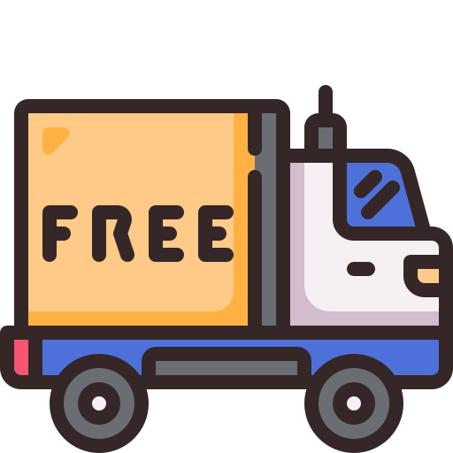 Free delivery - Free transport icons