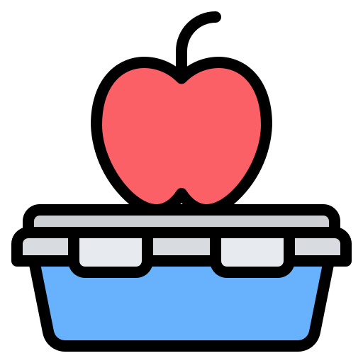 caja de almuerzo icono gratis