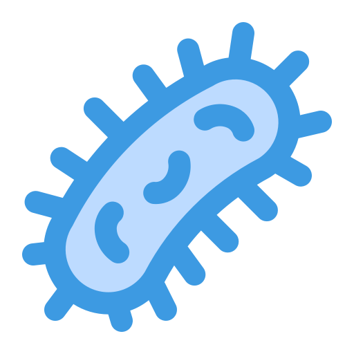 Bacteria Generic Blue icon