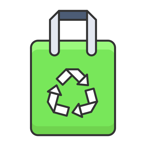 bolsa de reciclaje icono gratis