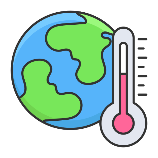 Global warming Generic Thin Outline Color icon