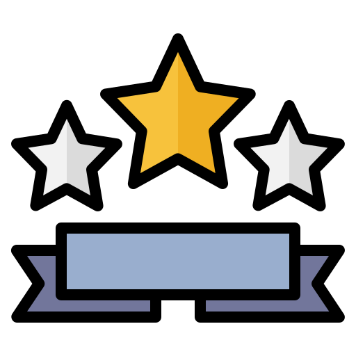 Rating Generic Outline Color icon