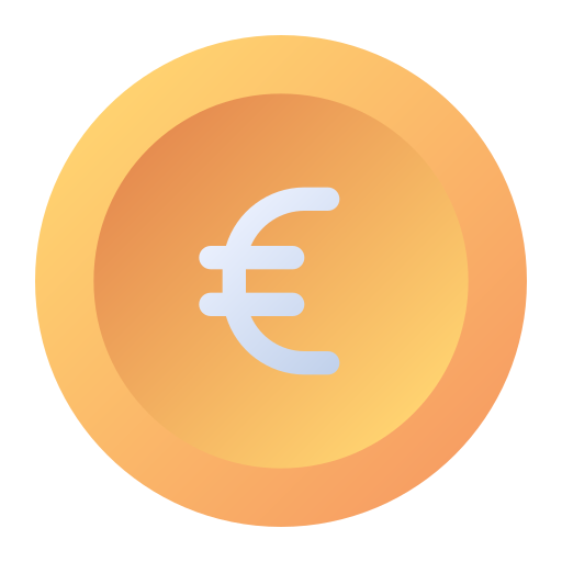 euro icono gratis