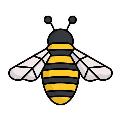 abeja icono gratis