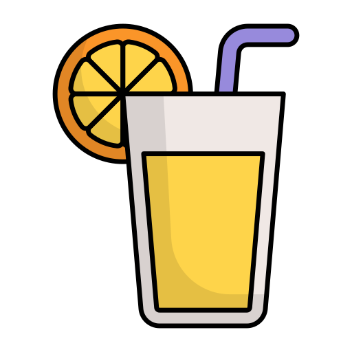 Lemon juice Generic Thin Outline Color icon