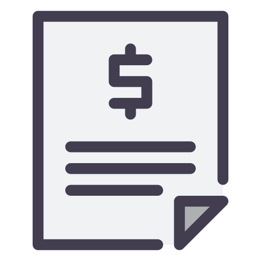 Contract Generic Outline Color icon