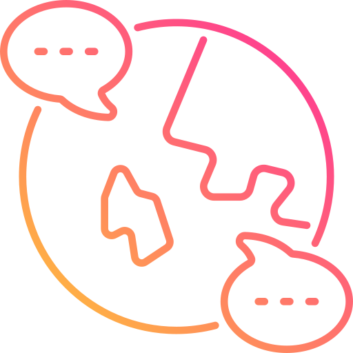 Global communication free icon