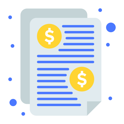 Invoice - free icon