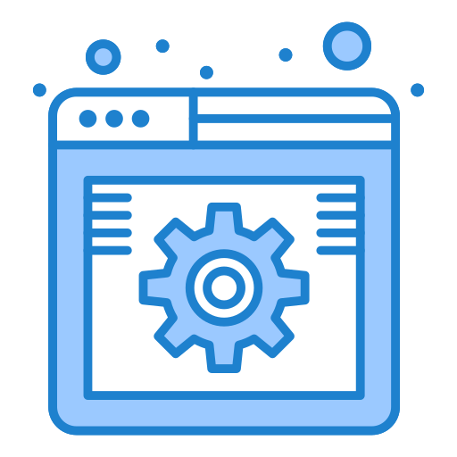 Website Generic Blue Icon