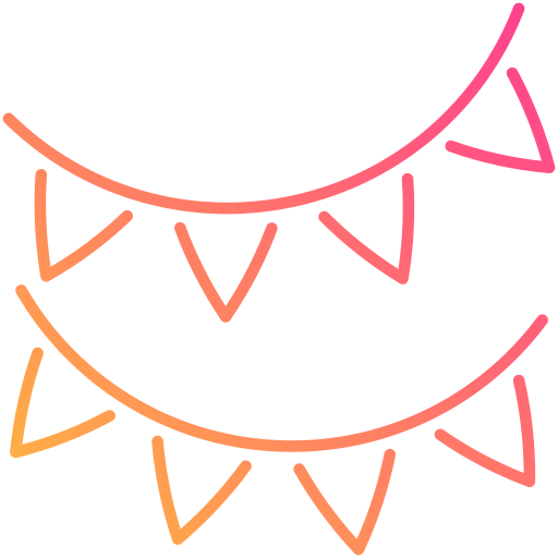 Bunting free icon Bunting free icon