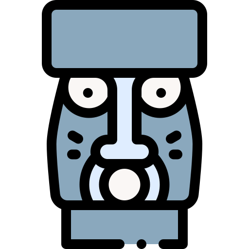 Tiki Detailed Rounded Lineal color icon