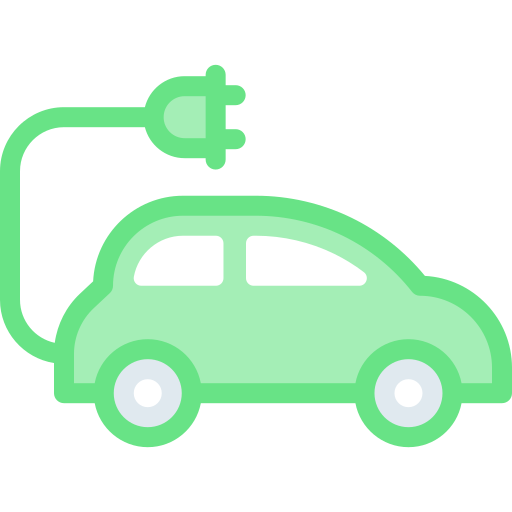 coche eléctrico icono gratis