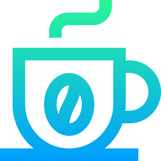 Coffee Super Basic Straight Gradient icon